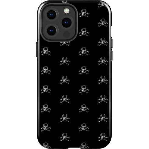 Alchemy Skull and Crossbone Pattern iPhone 15 Pro Max Impact Case